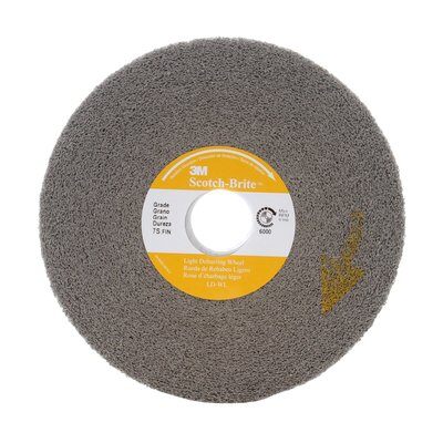 3M - 15580 Scotch-Brite Light Deburring Wheel LD-WL 8S Fine 6 Inch X 24 Inch X 1 Inch (7000045952)