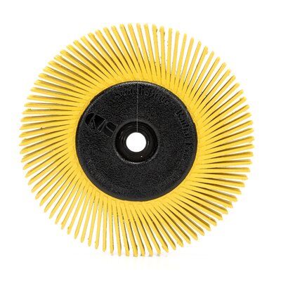3M - 27606 Scotch-Brite Tm Radial Bristle Brush 6 Inch X 1/2 Inch X 1 Inch 80 With Adapter (7100138291)