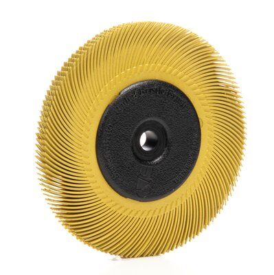 3M - 33215 Scotch-Brite Tm Radial Bristle Brush 6 Inch X 7/16 Inch X 1 Inch 80 With Adapter (7100138300)