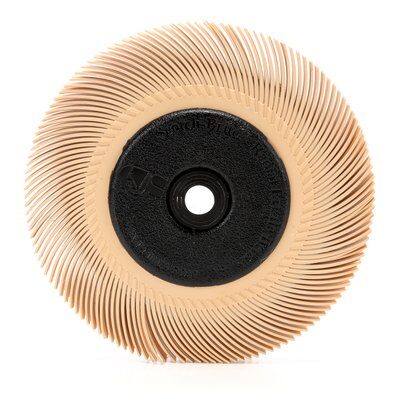 3M - 33216 Scotch-Brite Radial Bristle Brush 6 Inch X 7/16 Inch X 1 Inch 6 Micron With Adapter (7000046180)