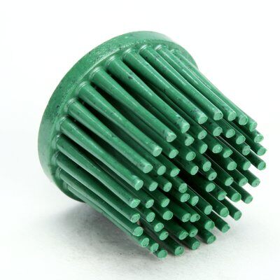 3M - 18698 Scotch-Brite Roloc Bristle Disc Rd-ZB 50 TR Green 1 Inch X 5/8 Inch (7000000740)