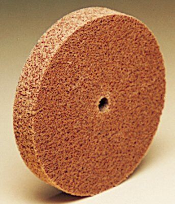 3M - 01584 Scotch-Brite Cut And Polish Unitized Wheel 6 Inch X 1 Inch X 1/2 Inch 5A Fin (7000120875)