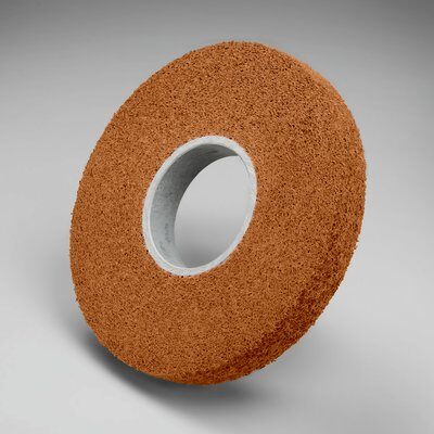 3M - 02976 Scotch-Brite Cut And Polish Wheel 8 Inch X 2 Inch X 1-1/4 Inch 5A Fin (7010329002)