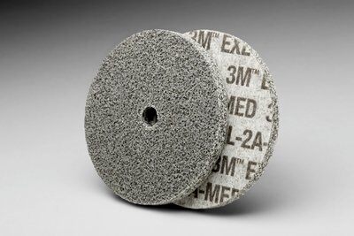 3M - 15533 Scotch-Brite EXL Unitized Wheel XL-UW 2A Medium 3 Inch X 3/4 Inch X 1/4 Inch (7010329220)