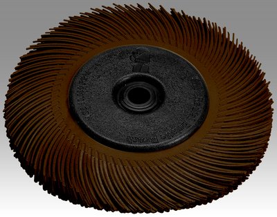 3M - 27603 Scotch-Brite Tm Radial Bristle Brush 6 Inch X 1/2 Inch X 1 Inch 36 With Adapter (7100138290)