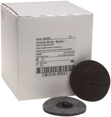 3M - 07514 Scotch-Brite Roloc Surface Conditioning Disc TR 07514 3 Inch X NH S SFN (7000120974)