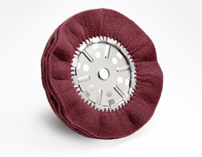 3M - 60178 Scotch-Brite Satin Pleated Buff Wheel 14 Inch X 2 Inch X 1-1/4 Inch 4A Fin (7010329306)
