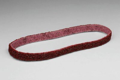 3M - 93200 Scotch-Brite Surface Conditioning Low Stretch Belt Sc-Bl A/O Medium 3/4 Inch X 18 Inch (7000028521)