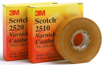 3M - 60622 Scotch Varnished Cambric Tape 2510 29 Inch X 25 Yard Yellow (7100064117)