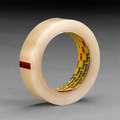 3M - 06679 Scotch Light Duty Packaging Tape 600 Clear High Clarity 1/2 Inch X 72 Yard 3 Inch Core (7000001179)