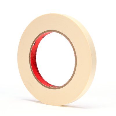 3M - 02818 Scotch High Performance Masking Tape 213 Tan 1/2 Inch X 60 Yard 6.5 Mil (7100019551)