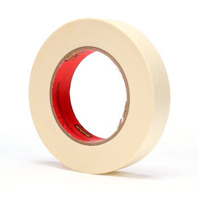 3M - 02820 Scotch High Performance Masking Tape 213 Tan 1 Inch X 60 Yard 6.5 Mil (7000047437)