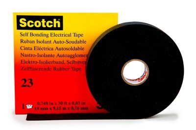 3M - 15033 Scotch Rubber Splicing Tape 23 2 Inch X 30 Foot Black (7000138512)