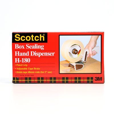 3M 7000042997 19008 Scotch Box Sealing Tape Dispenser H180 2 Inch ...
