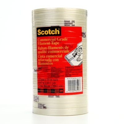 3M - 86523 Scotch Filament Tape 897 Clear 12 Mm X 55 M 5 Mil (7000123440)