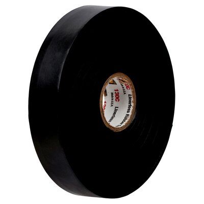 3M - 41717 Scotch Linerless Rubber Splicing Tape 130C 3/4 Inch X 30 Foot Black (7000006085)