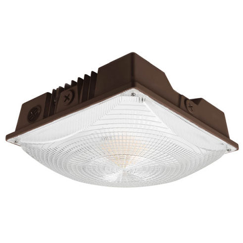 Sylvania CANOPYS4B/S075UNHD8SC2/C5/BZ Canopy Square 10 Inch Wattage/CCT Selectable 40W/60W/75W 120-347V 0-10V Dimming 80 CRI Canopy Optics Bronze Painted (62555)