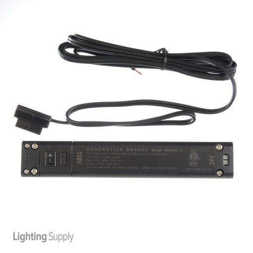 Generation Lighting 75W 24V Zero-Load Hardwire Electronic Transformer (96623S-12)