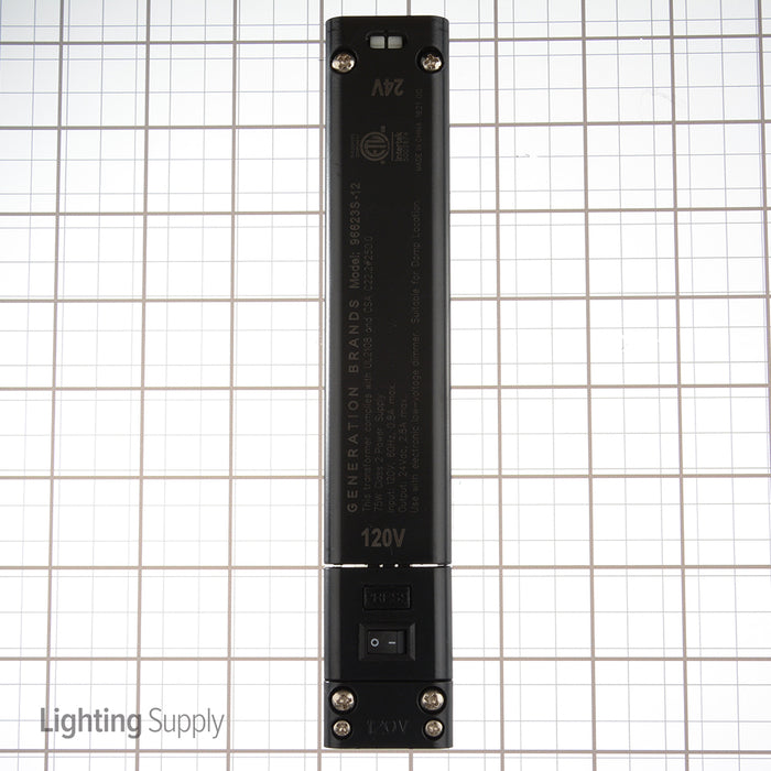 Generation Lighting 75W 24V Zero-Load Hardwire Electronic Transformer (96623S-12)