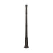 Generation Lighting Aluminum Post In Black Finish (8120-12)