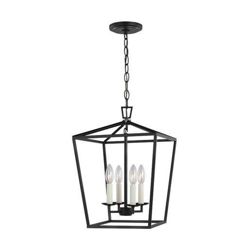 Generation Lighting Dianna LED 13 Inch 4 Light Pendant Fixture Midnight Black (5292604-112)