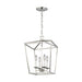 Generation Lighting Dianna LED 4 Light 13 Inch Pendant Fixture Brushed Nickel (5292604-962)