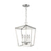 Generation Lighting Dianna LED 4 Light 13 Inch Pendant Fixture Brushed Nickel (5292604-962)