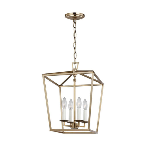 Generation Lighting Dianna LED 4 Light 13 Inch Pendant Fixture Satin Bronze (5292604-848)