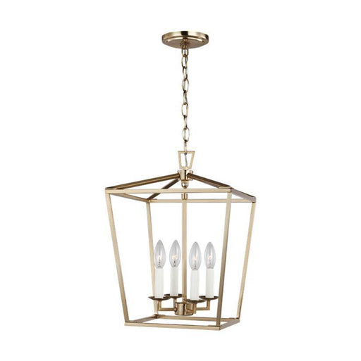 Generation Lighting Dianna LED 4 Light 13 Inch Pendant Fixture Satin Bronze (5292604-848)