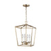 Generation Lighting Dianna LED 4 Light 13 Inch Pendant Fixture Satin Bronze (5292604-848)