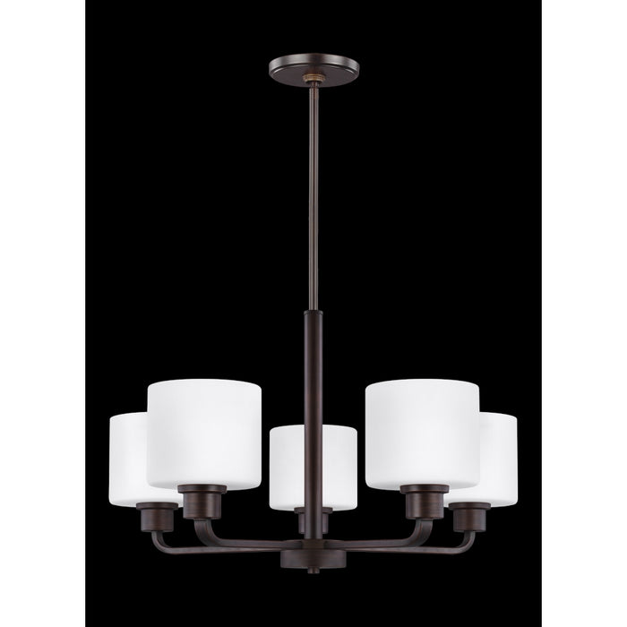 Generation Lighting Canfield Five Light Chandelier (3128805-710)