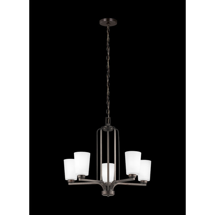 Generation Lighting Franport Five Light Chandelier (3128905-710)