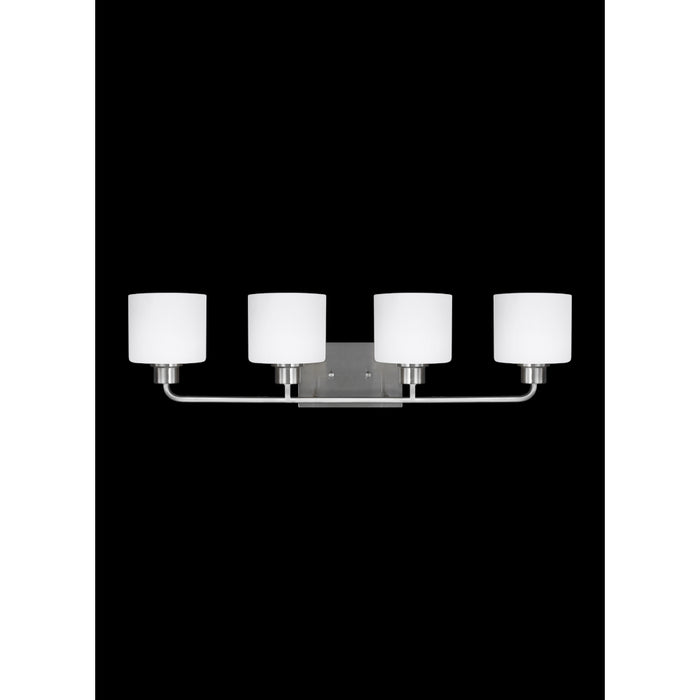 Generation Lighting Canfield Four Light Wall/Bath (4428804-962)