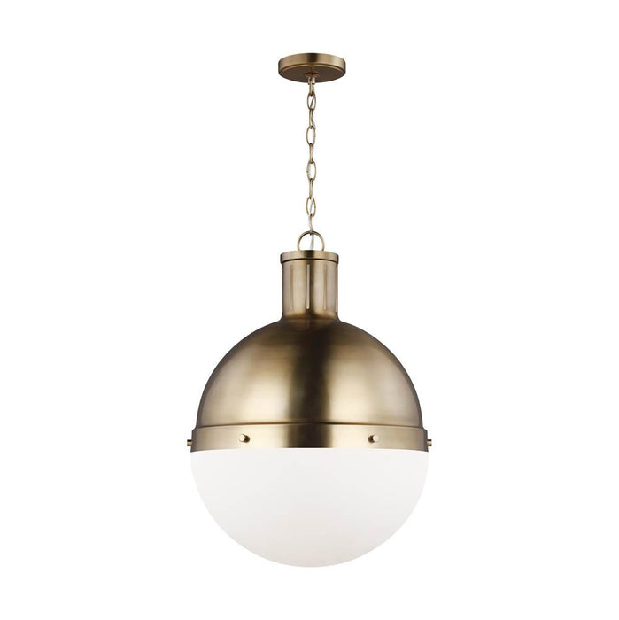 Generation Lighting Hanks 1 Light 16 Inch Pendant Fixture Satin Bronze (6677101-848)