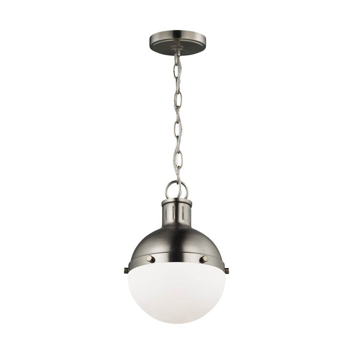 Generation Lighting Hanks 1 Light 8 Inch Pendant Fixture Antique Brushed Nickel (6177101-965)