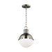 Generation Lighting Hanks 1 Light 8 Inch Pendant Fixture Antique Brushed Nickel (6177101-965)