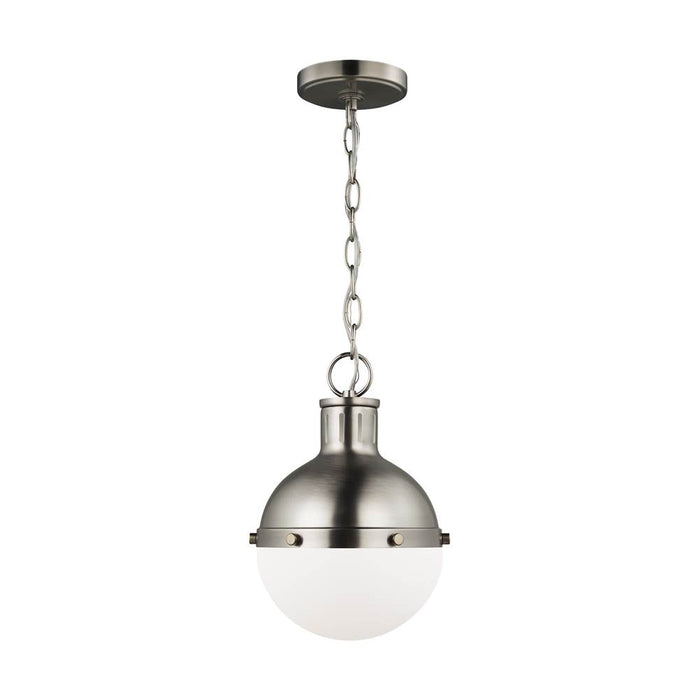 Generation Lighting Hanks 1 Light 8 Inch Pendant Fixture Antique Brushed Nickel (6177101-965)