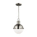 Generation Lighting Hanks 1 Light 8 Inch Pendant Fixture Antique Brushed Nickel (6177101-965)