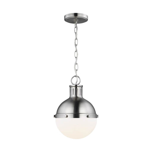 Generation Lighting Hanks 1 Light 8 Inch Pendant Fixture Brushed Nickel (6177101-962)