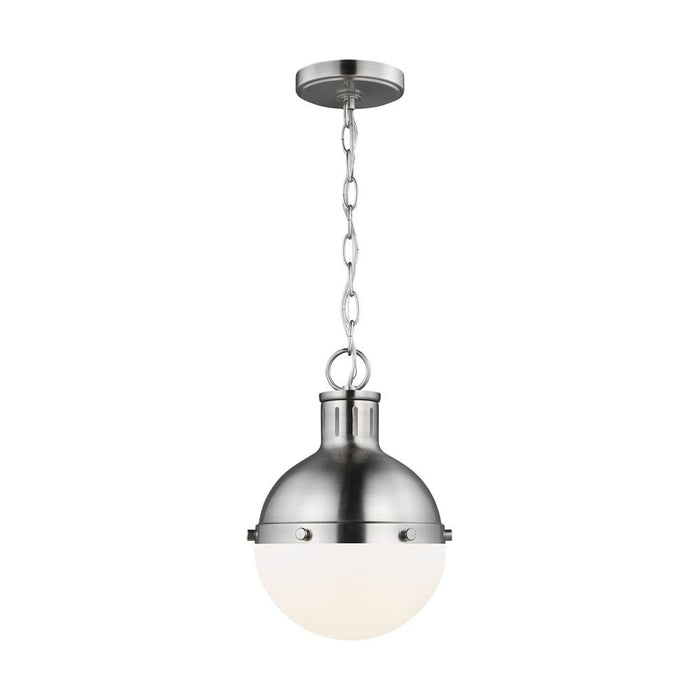 Generation Lighting Hanks 1 Light 8 Inch Pendant Fixture Brushed Nickel (6177101-962)