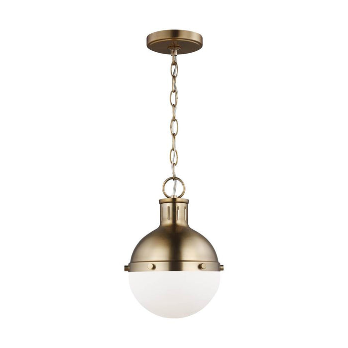 Generation Lighting Hanks 1 Light 8 Inch Pendant Fixture Satin Bronze (6177101-848)