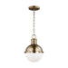 Generation Lighting Hanks 1 Light 8 Inch Pendant Fixture Satin Bronze (6177101-848)