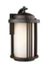 Generation Lighting Crowell Medium One Light Outdoor Wall Mount Lantern (8747901-71)