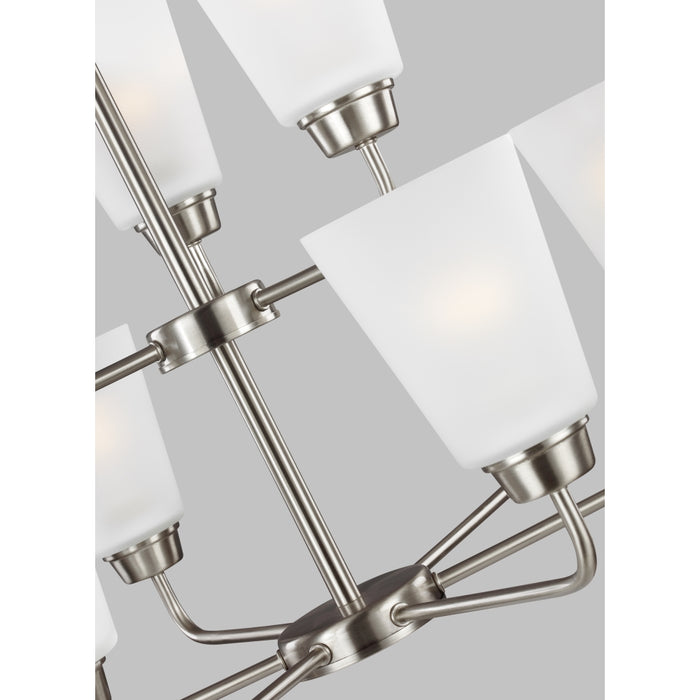 Generation Lighting Kerrville Nine Light Chandelier (3115209-962)