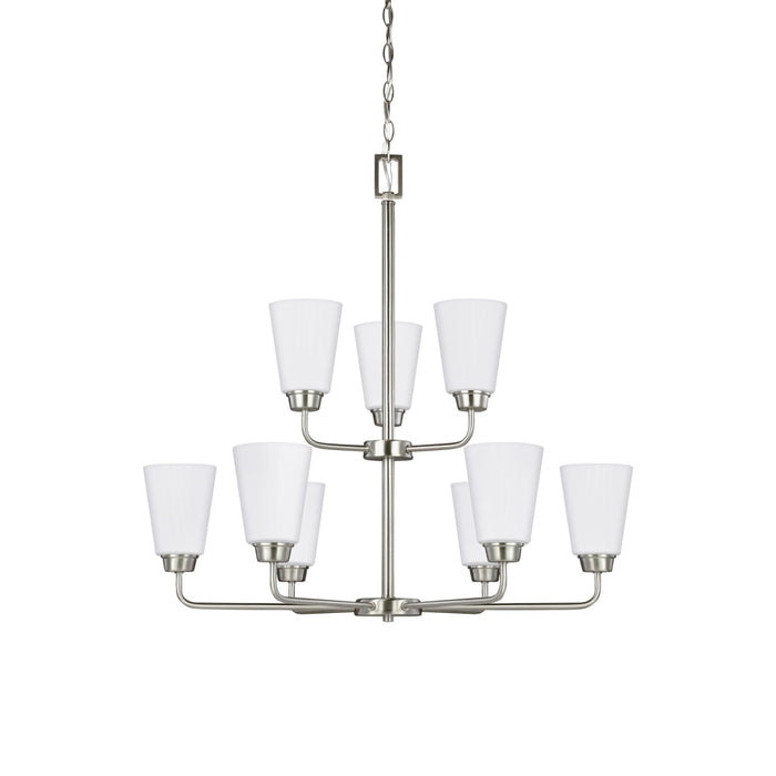 Generation Lighting Kerrville Nine Light Chandelier (3115209-962)