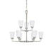 Generation Lighting Kerrville Nine Light Chandelier (3115209-962)