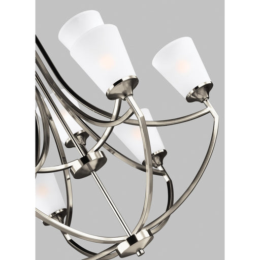 Generation Lighting Hanford Nine Light Chandelier (3124509-962)