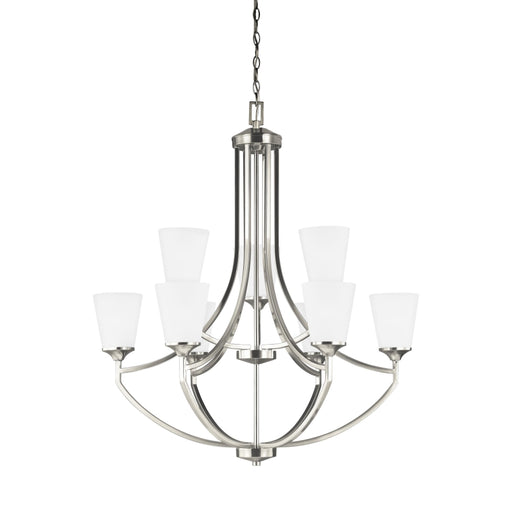 Generation Lighting Hanford Nine Light Chandelier (3124509-962)