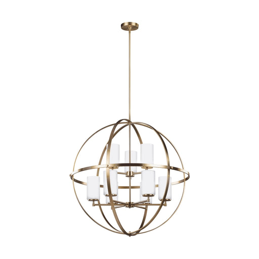 Generation Lighting Alturas Nine Light Chandelier (3124609-848)