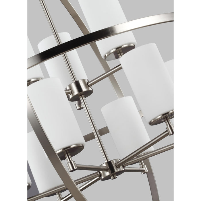 Generation Lighting Alturas Nine Light Chandelier (3124609-962)